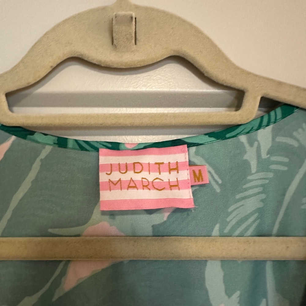 Judith March Palm Print Robe - Picture 2 of 3